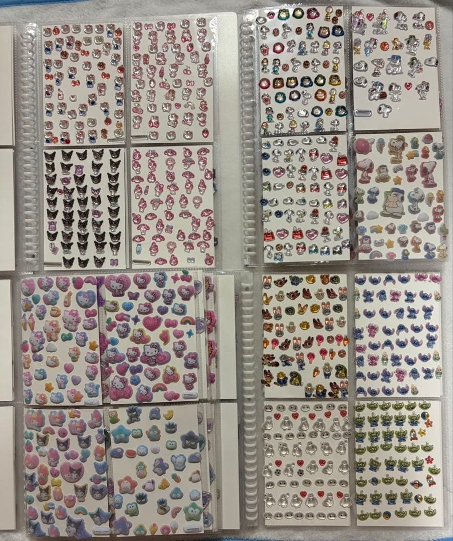 シール帳　完成品　Ａ4サイズ　ボンボンドロップシール　シール