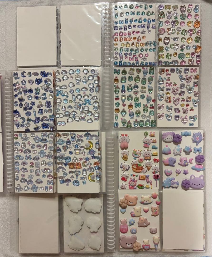 シール帳　完成品　Ａ4サイズ　ボンボンドロップシール　シール