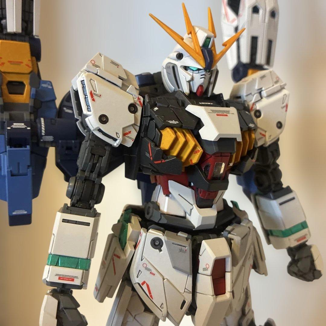 ★MGナラティブガンダムB装備【完全塗装】 ※νガンダムカラー