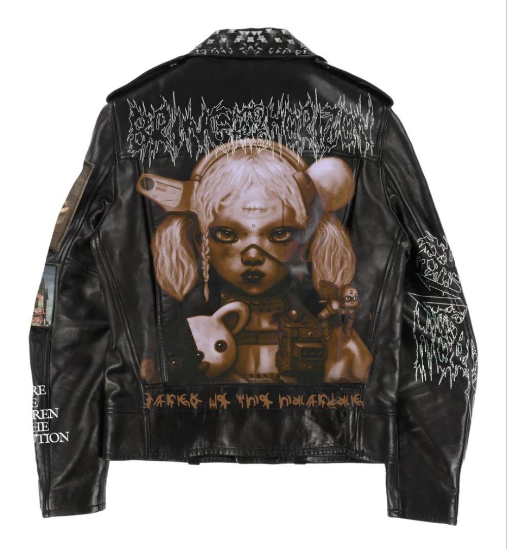 【大幅値下げ】bring me the horizon 海外 革ジャケット XL