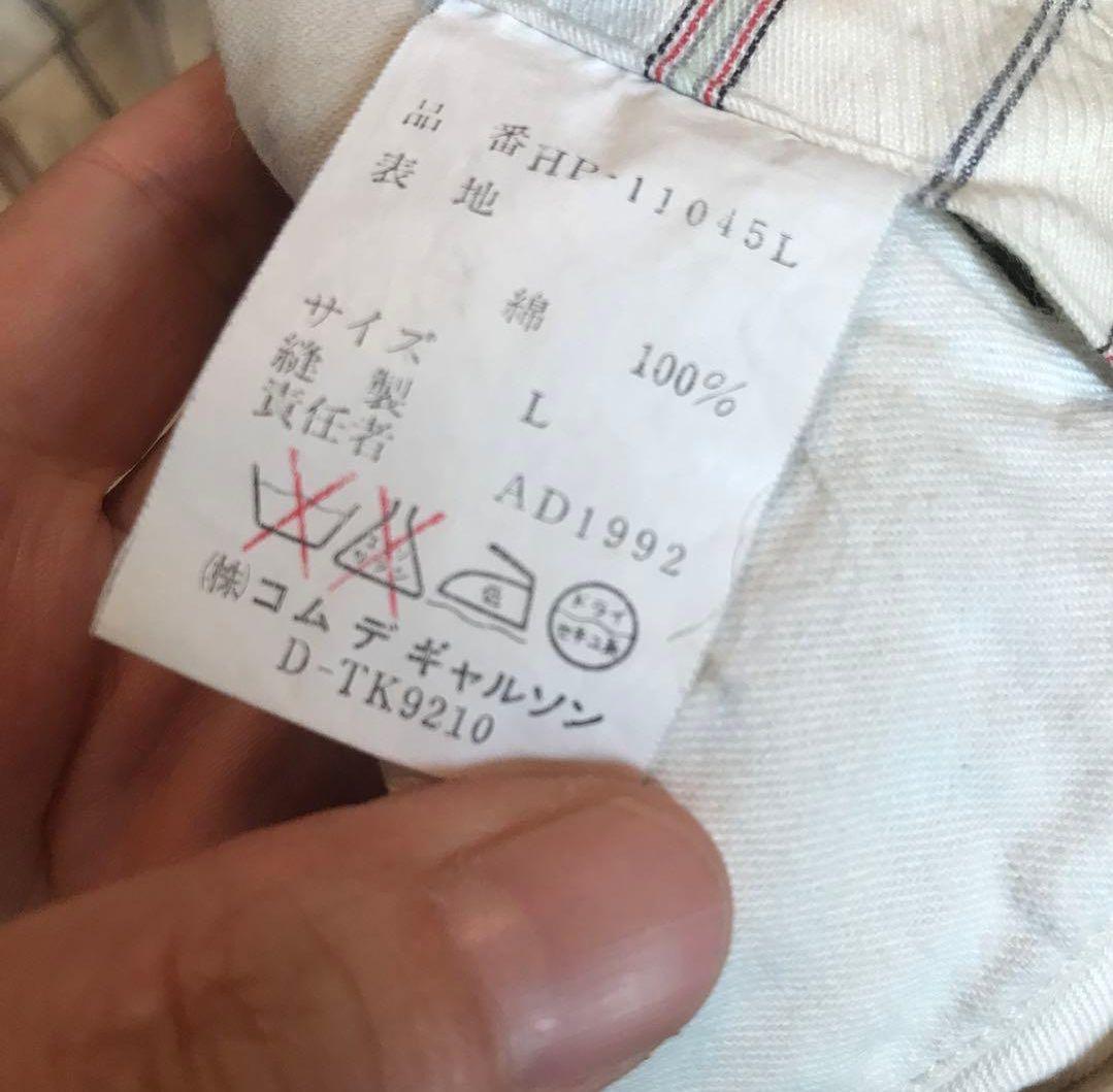 田中オム COMME des GARCONS HOMME AD1992