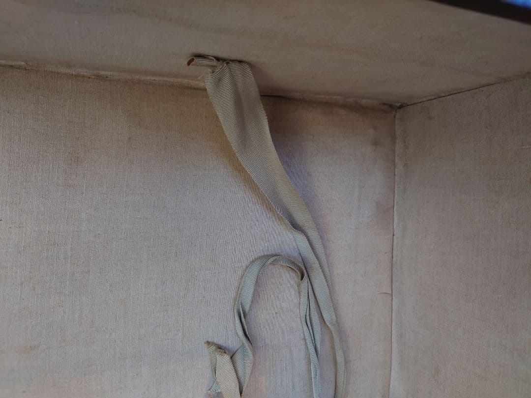 【ジャンク】戦前 革トランク　レトロインテリア　満州国時代　アンティーク　当時物