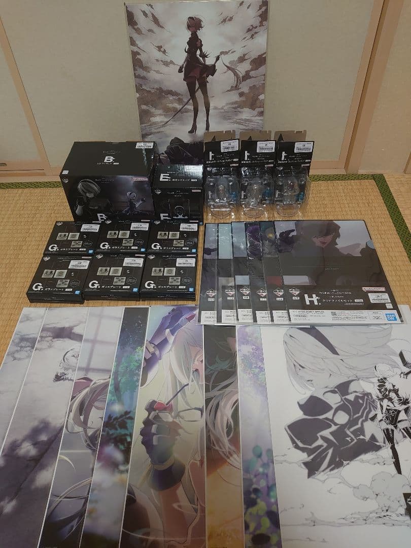 【被りなし】ニーアオートマタ一番くじ B賞 機械生命体 温感マグカップなどセット