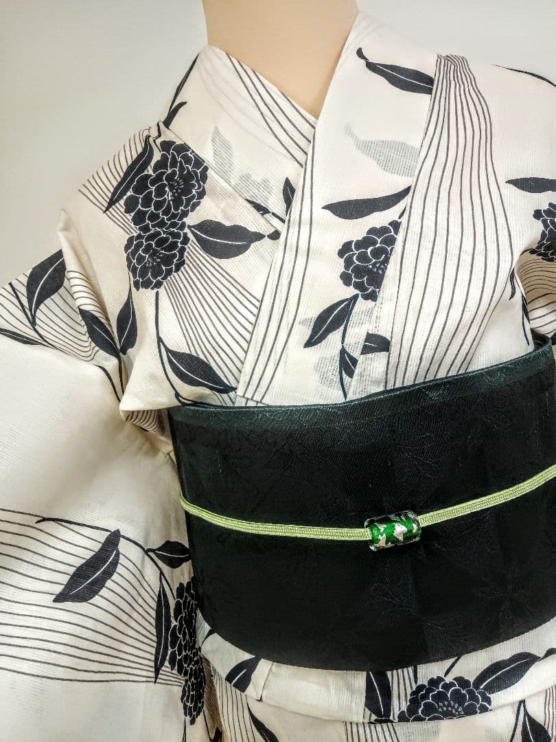 綿麻浴衣　トールサイズ　裄71cm