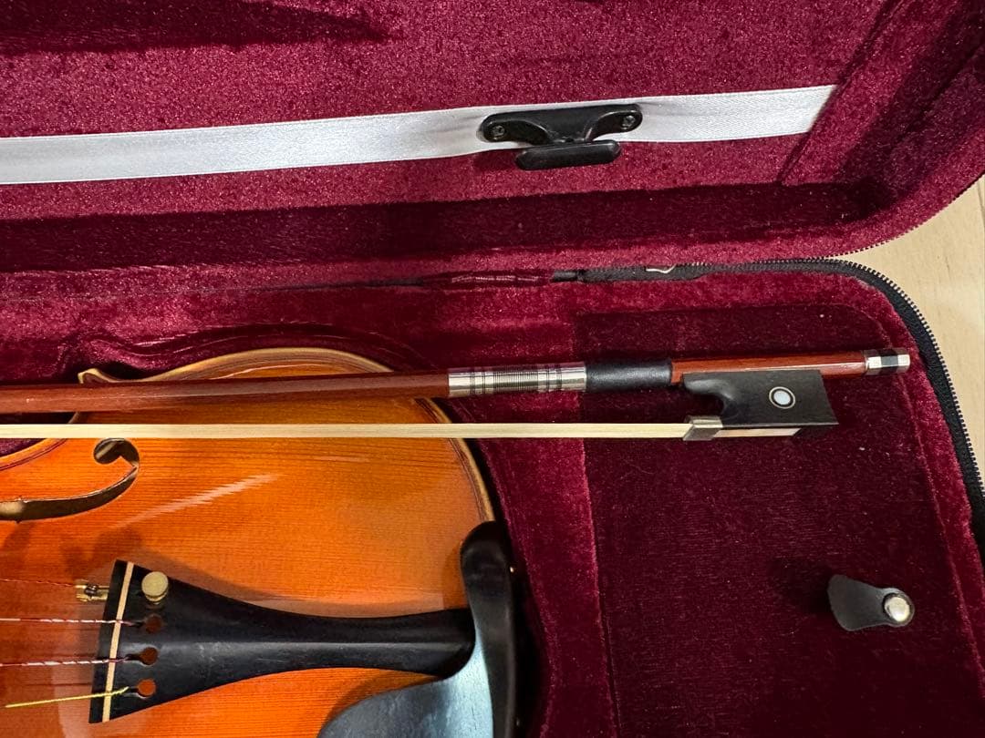 バイオリン ノーラベル 4/4サイズ 虎杢 一枚板