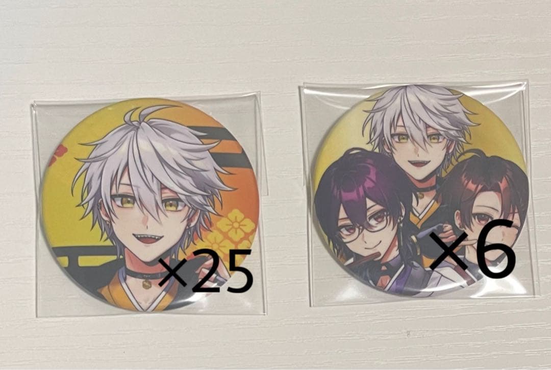 眷属集会 832 なかっす おわけん 缶バッジ