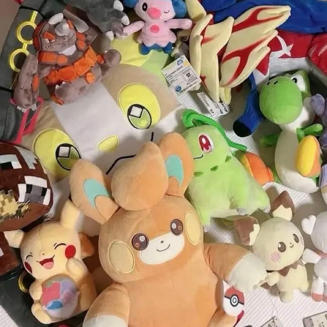 ザマゼンタ　ポケセン　まとめ売り　ぬいぐるみ　レックウザ　ミミッキュ　カビゴン