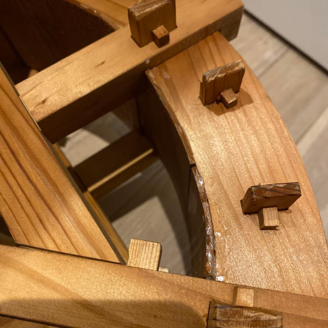 ⭐︎みやびを様⭐︎水車　木製　水車径46㎝　庭　置物　和風　庭園