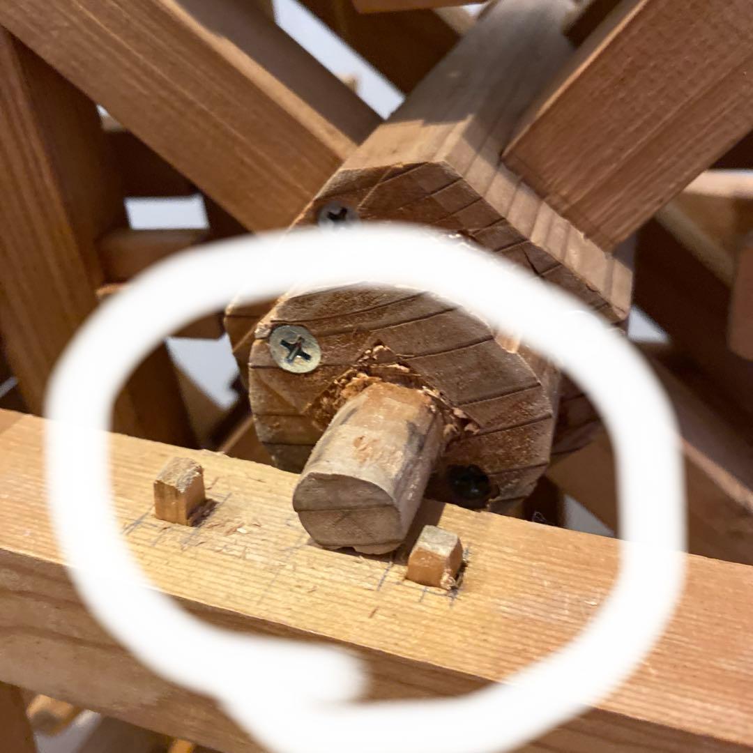 ⭐︎みやびを様⭐︎水車　木製　水車径46㎝　庭　置物　和風　庭園