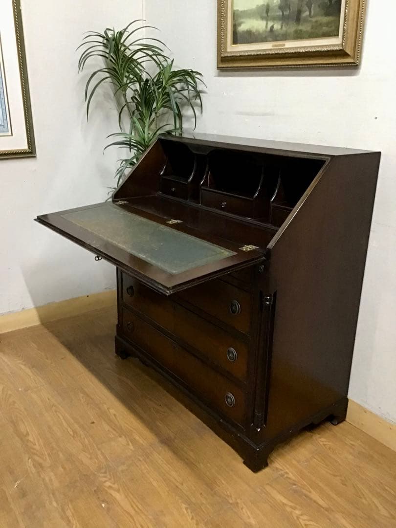 管382☆イギリス☆アンティーク☆Rosjohnロスジョン☆ライティングビューロ