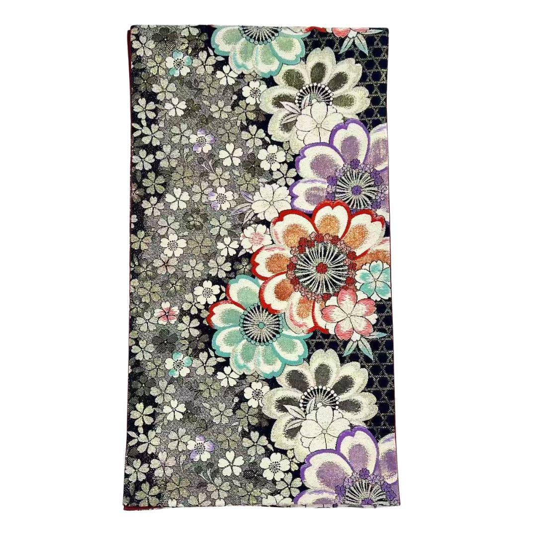 【美品】振袖セット 成人式 正絹 古典柄 振袖 ベージュ 172 ●