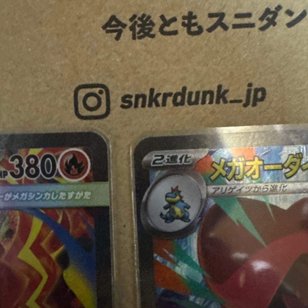 メガエンブオーEX・オーダイルEX・メガニウムEX 3枚セット