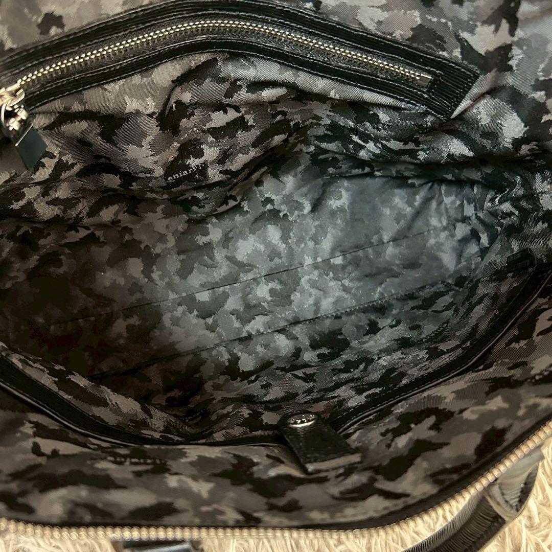 極美品✨アニアリ　ビジネスバッグ　ブリーフケース　レザー　ブラック