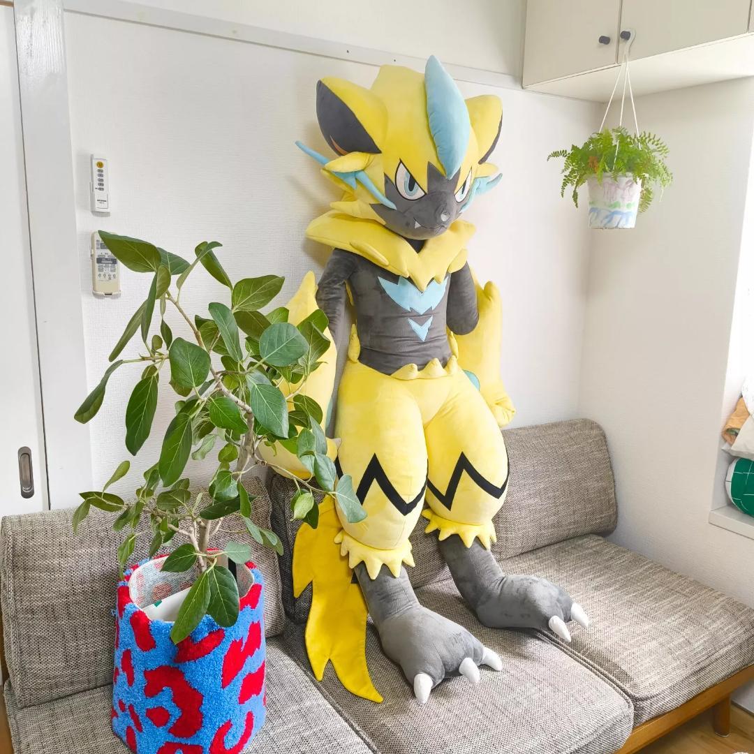 正規品 等身大 ゼラオラ ぬいぐるみ ポケモンセンターオンライン限定 150cm