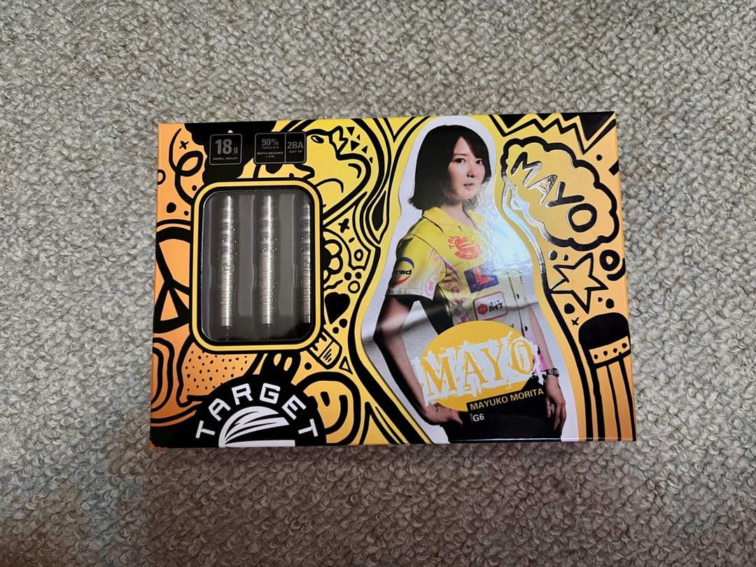 TARGET MAYO G6 2BA18g 森田真結子 選手 ダーツ バレル