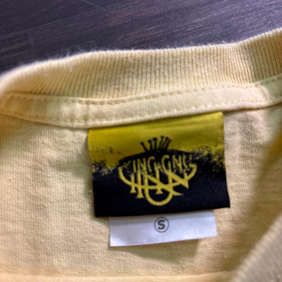 8SM1 King Gnu キングヌー　ceremony Tシャツ　黄色　古着