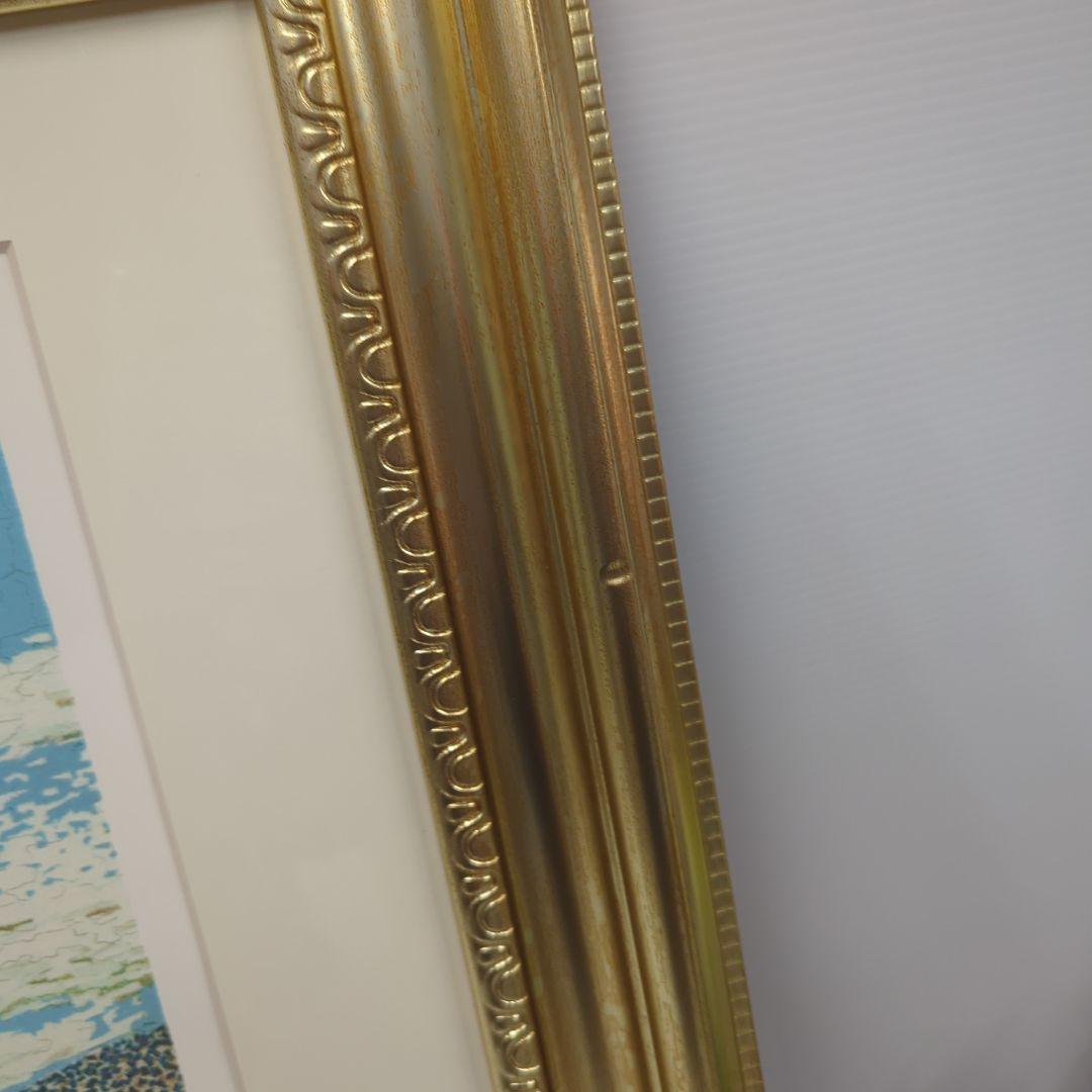 山下清 【日本平の富士】 リトグラフ 印章有り エディション有 日本平よりの富士