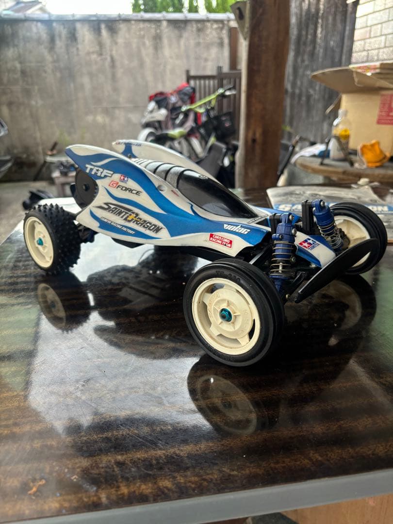 タミヤ　マッドキャップ　赤セイントドラゴン　ラジコン　RC