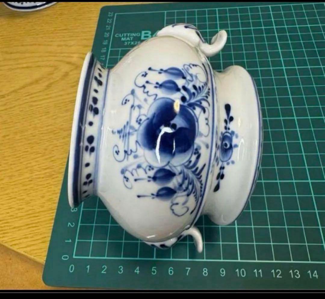 セール❗️ロシア　ヴィンテージ グジェリ焼き　ポットとシュガーポット２個セット