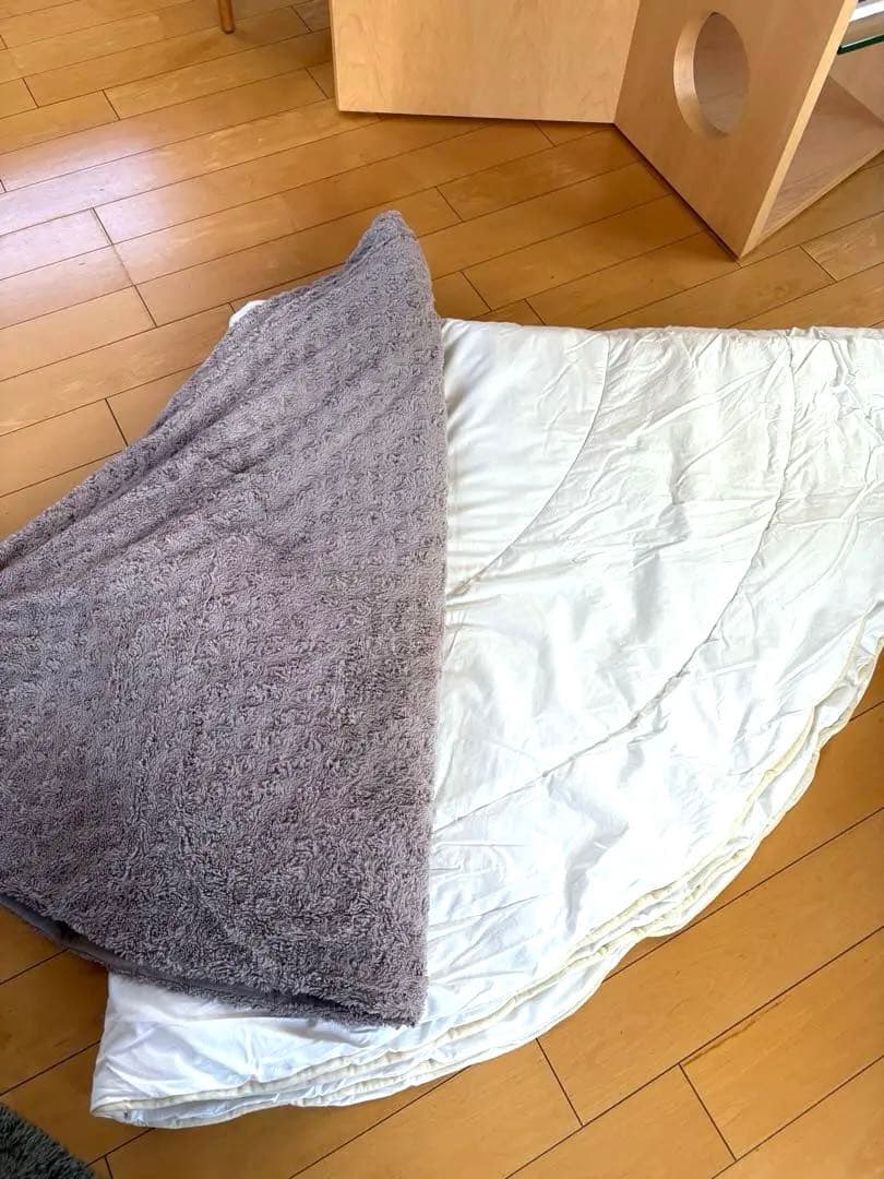 アクタス　円形220こたつ布団+カバーセット