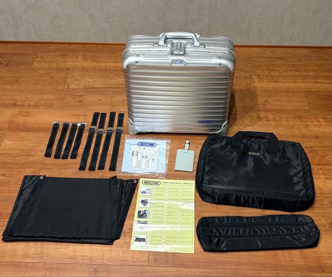 RIMOWA リモワ 928.40 トパーズ TSA 28L 廃盤 青ロゴ 美品