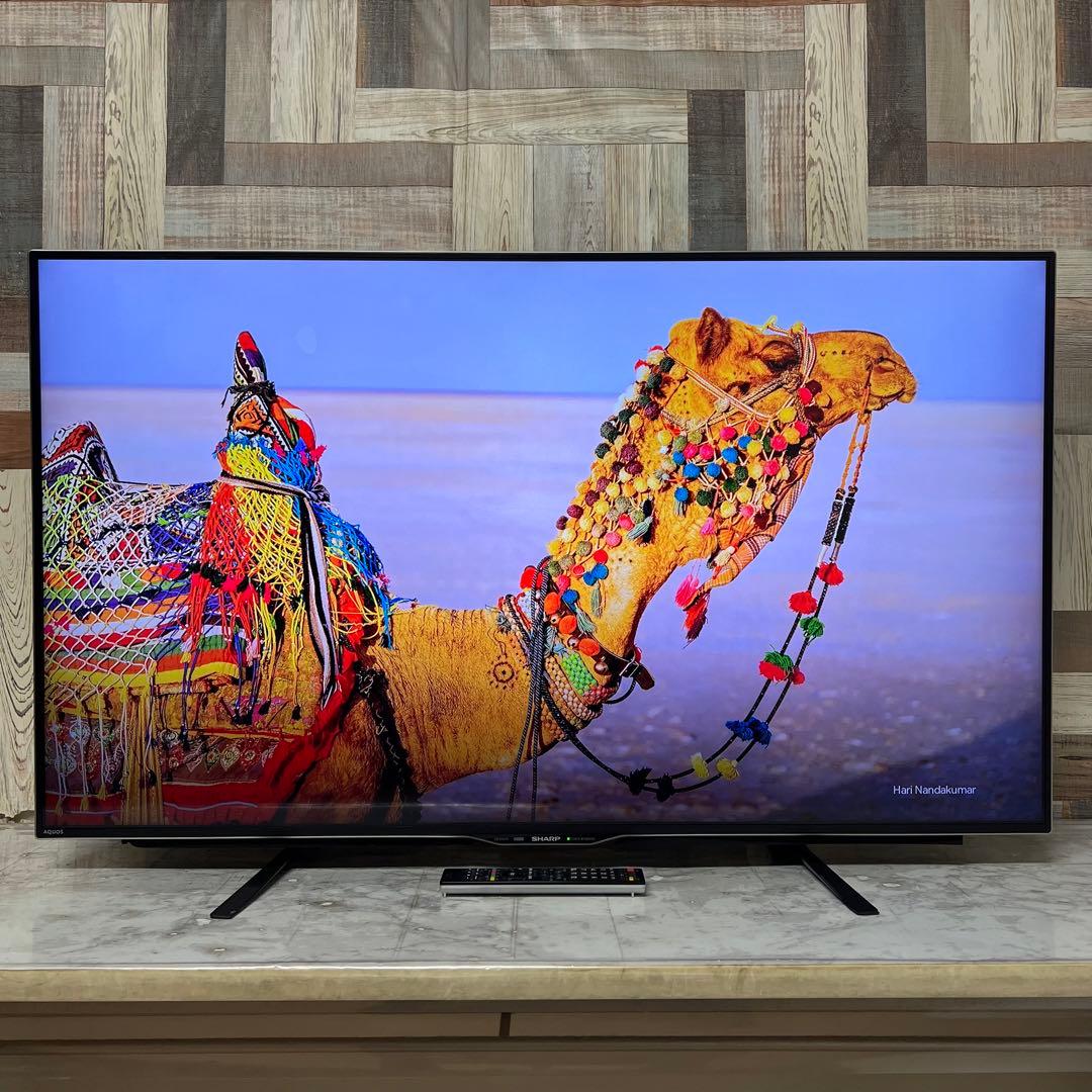 即日受渡❣️全国送料込シャープ50型4K液晶テレビ3チューナーユーチューブ視聴可