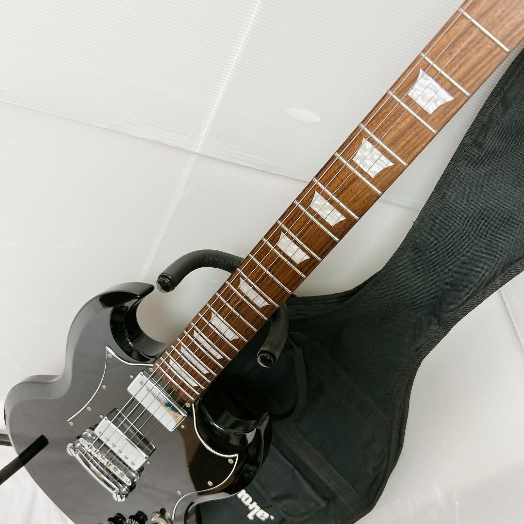 美品 Epiphone エピフォン SG Standard ブラック 黒 ケース