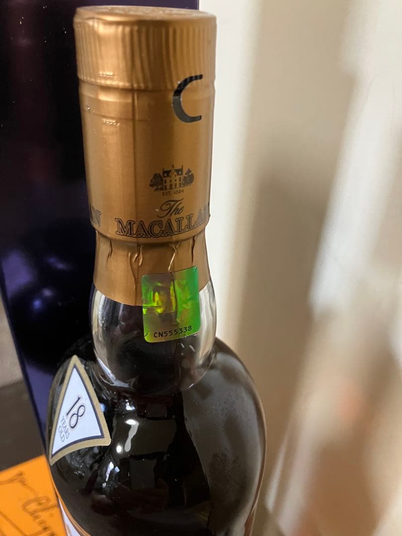 旧ボトル旧ラベルメーカー正規マッカラン18年The Macallan 2017年