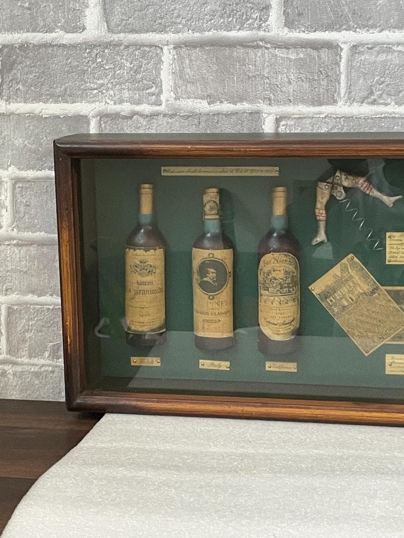 ★値下★壁掛け インテリア アンティーク ヴィンテージ 額 つり金具付き