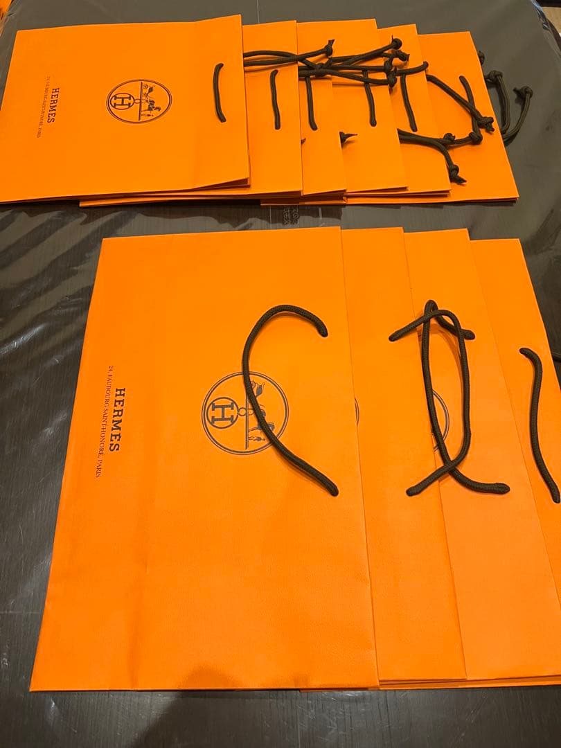 ■エルメス■ショッパー紙袋／60点／サイズ各種セット売りです