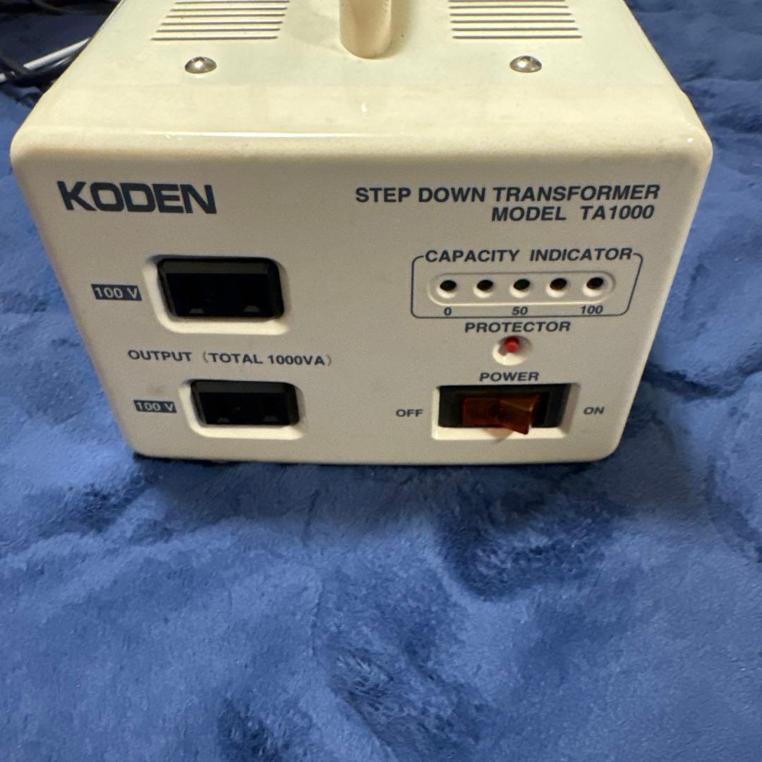 KODEN 変圧器 海外対応 1000W TA1000