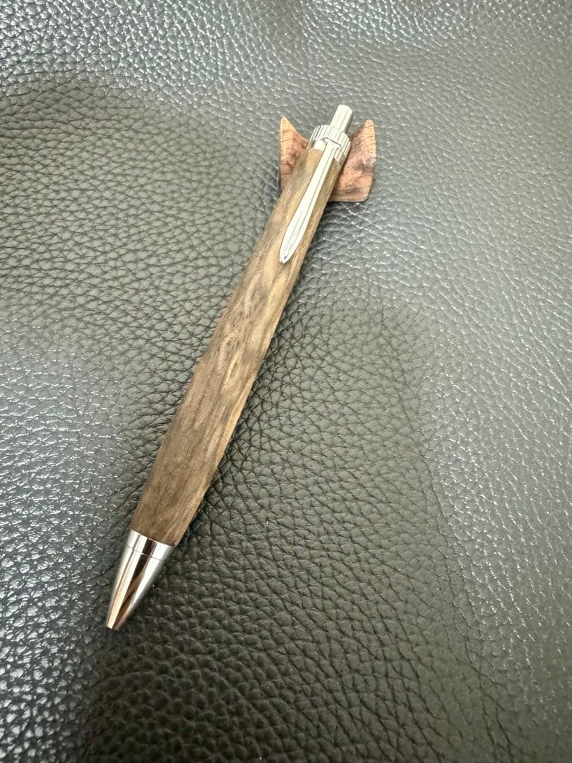 k*r様 金木犀さん 黒柿孔雀杢 新品 ボールペン