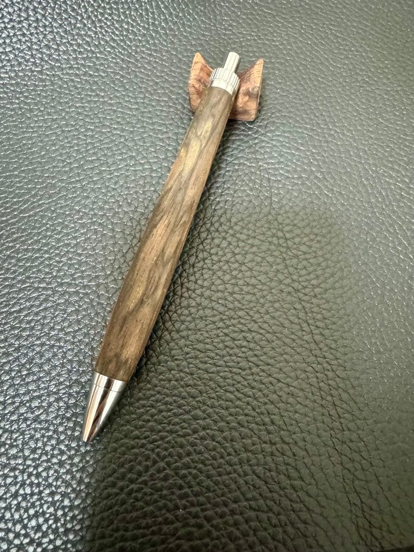 k*r様 金木犀さん 黒柿孔雀杢 新品 ボールペン