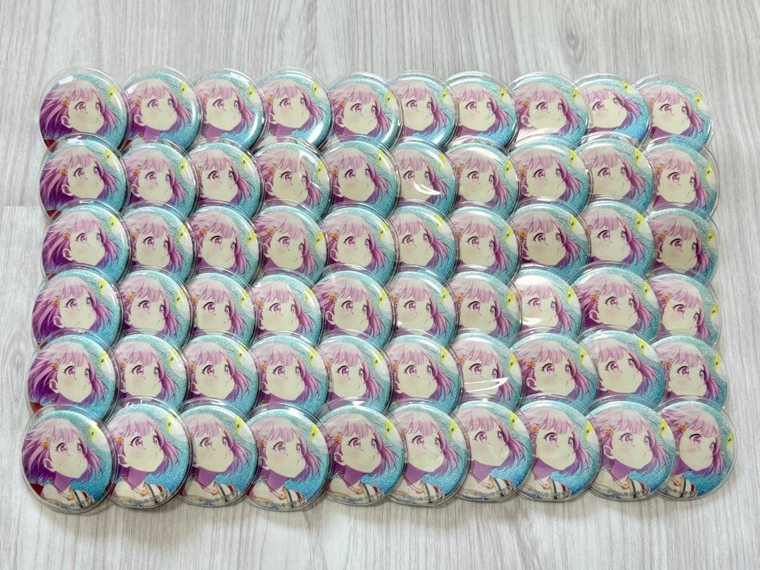 プロセカ　鳳えむ　缶バッジ　グリッター缶バッジ　グリ缶　水着　12A　60個