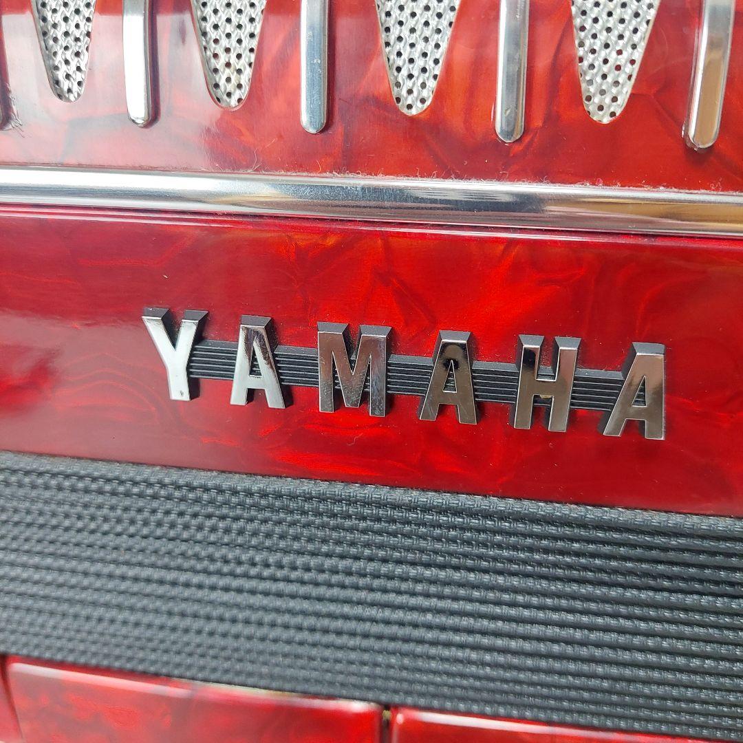 YAMAHA アコーディオン YA-80 レッド ソフトケース付き 80ベース