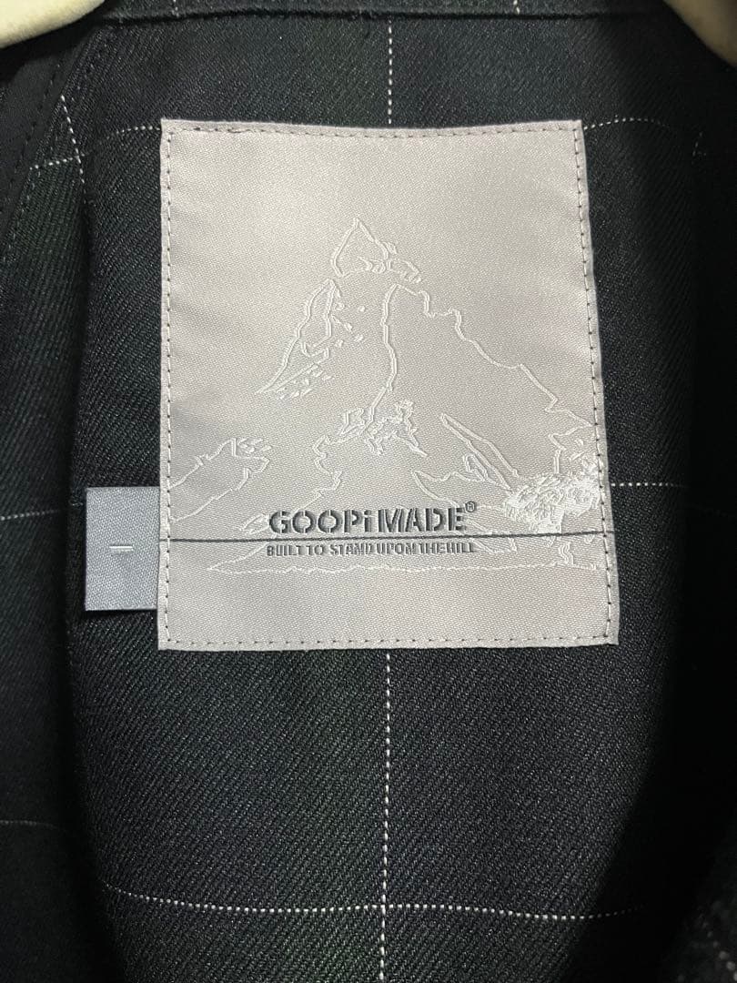 GOOPiMADE FD-G4 オーバーサイズ メッシュチェックシャツ サイズ1