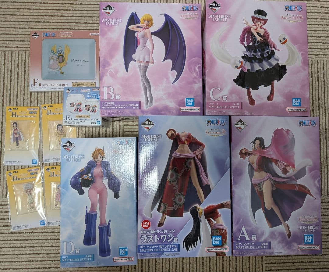 一番くじ　ワンピース　メモリーオブヒロインズ　 ABCD賞　ラストワンとその他