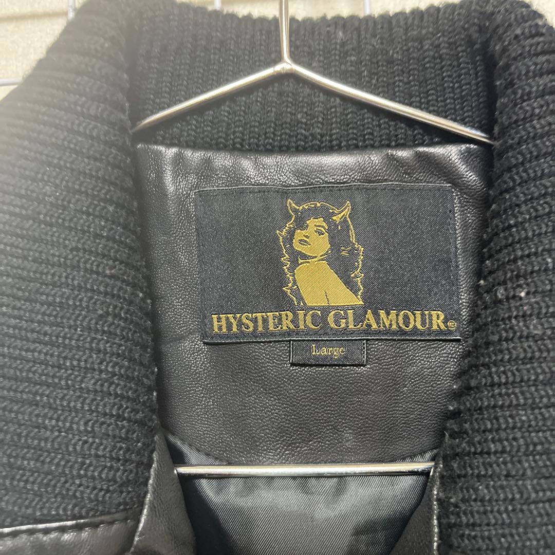 HYSTERICGLAMOUR　シングルライダース　レザージャケット　山羊革