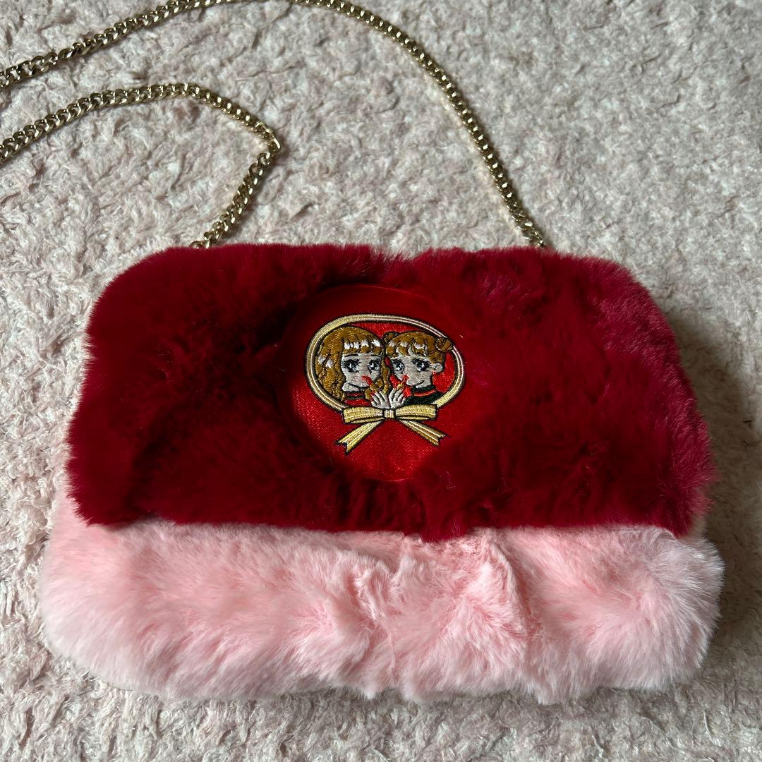 HEIHEI バッグ　ファーバッグ　清水 ショルダーバッグ