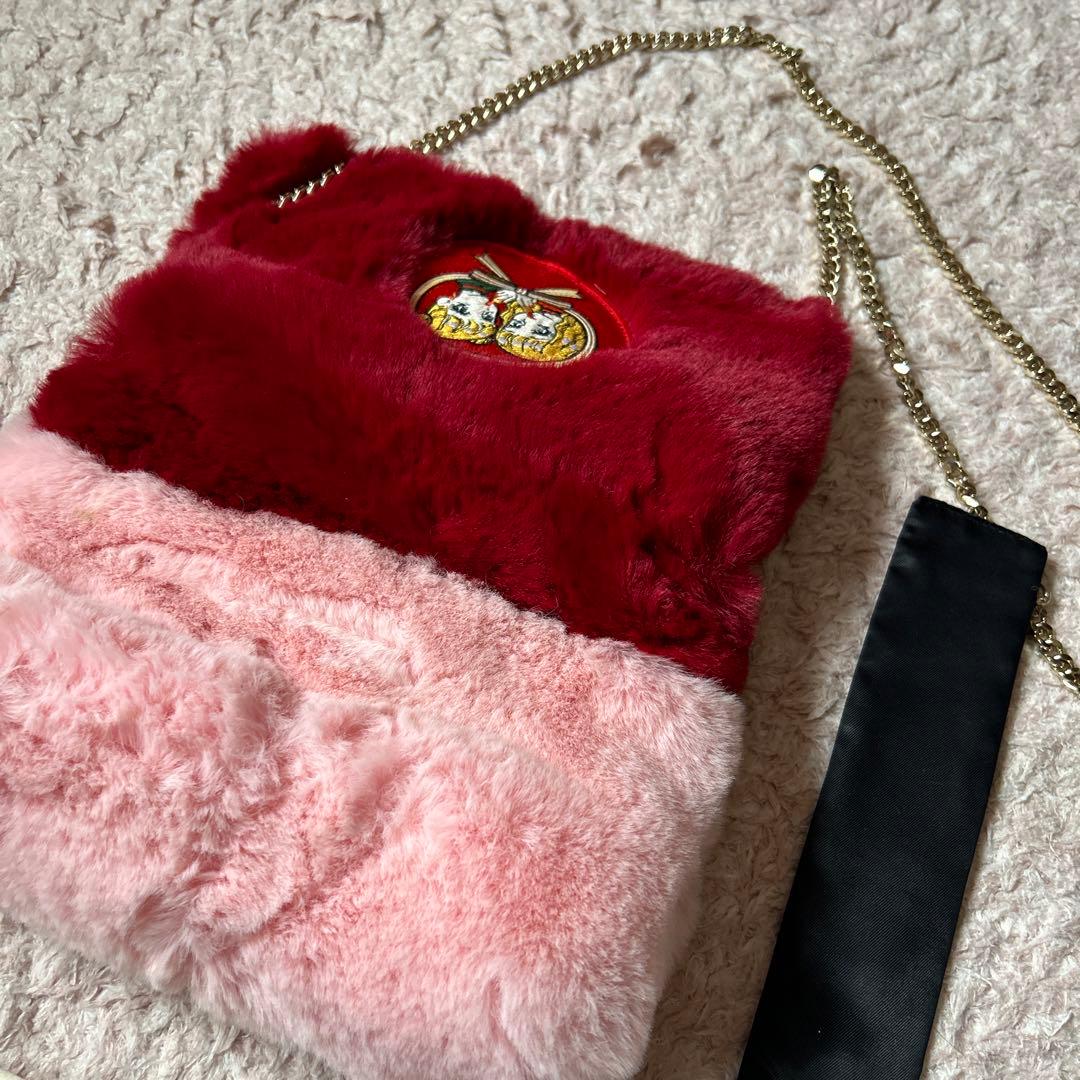 HEIHEI バッグ　ファーバッグ　清水 ショルダーバッグ