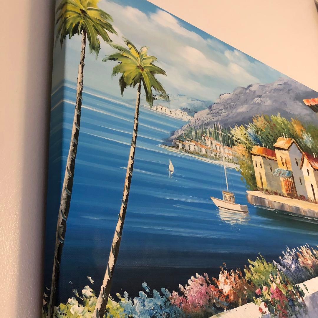 作家さん油彩画 キャンバス