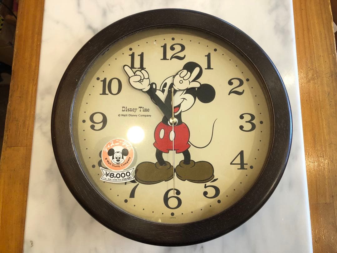 ディズニー　掛け時計　ミッキー　FW681