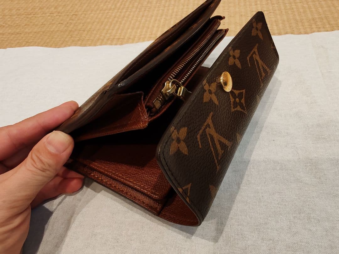 Louis Vuitton 三つ折り財布 モノグラム ブラウン