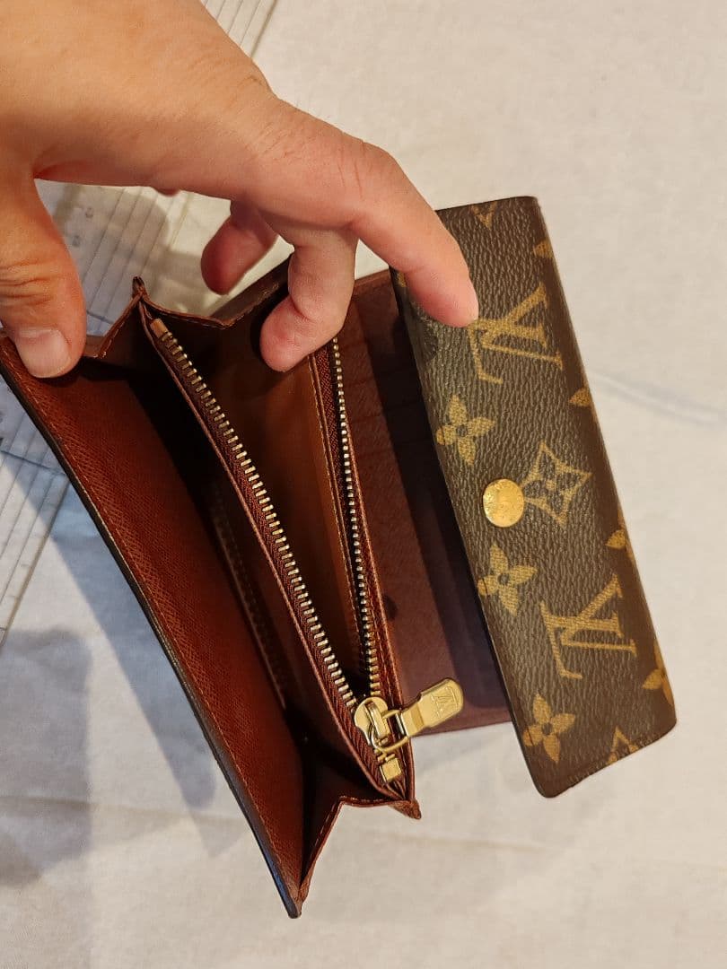 Louis Vuitton 三つ折り財布 モノグラム ブラウン