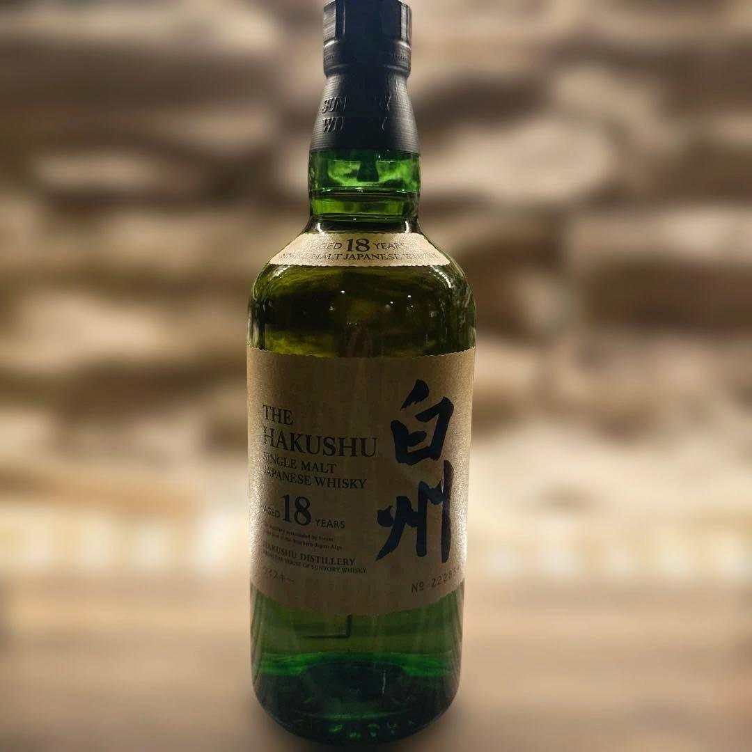SUNTORY 白州 18年 シングルモルト 700ml 新品未開封