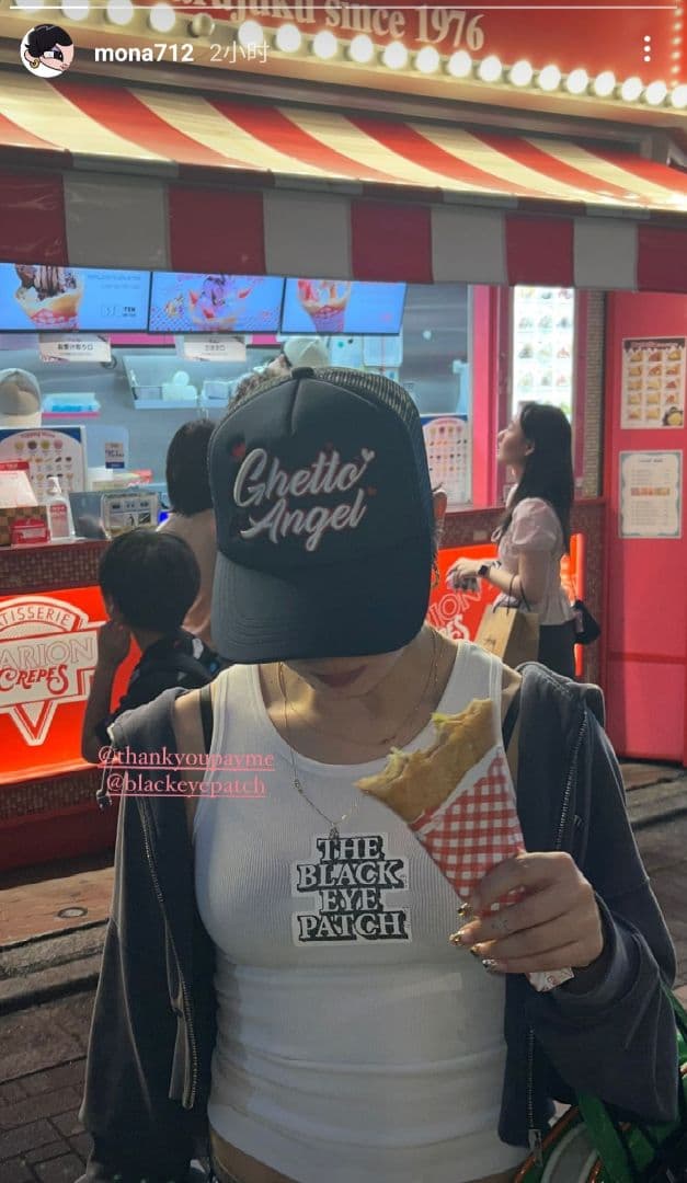 トップス BLACK EYE PATCH OG LABEL RIBBED TANK