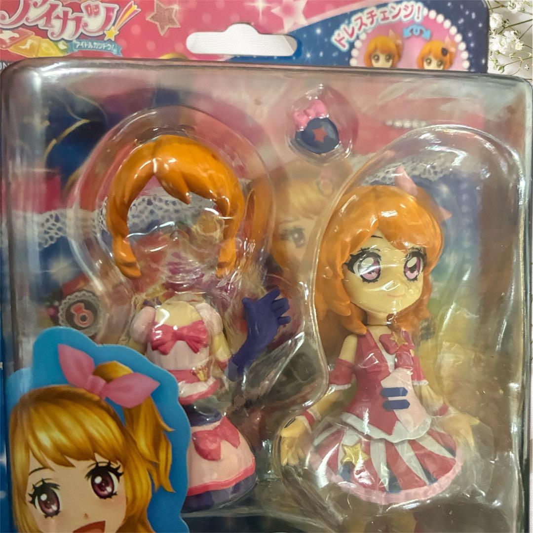 楽一番 アイカツ！　ドレスアップドール　星宮いちご 大空あかり　カード付き