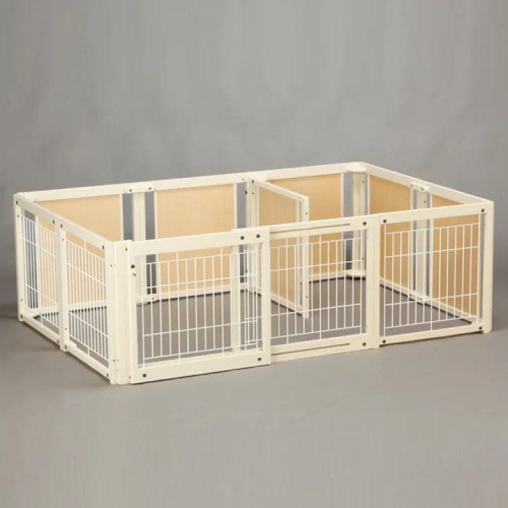 小型犬 サークル 多頭飼い 室内用 スライドドア 木製 仕切り 日本製ペット家具