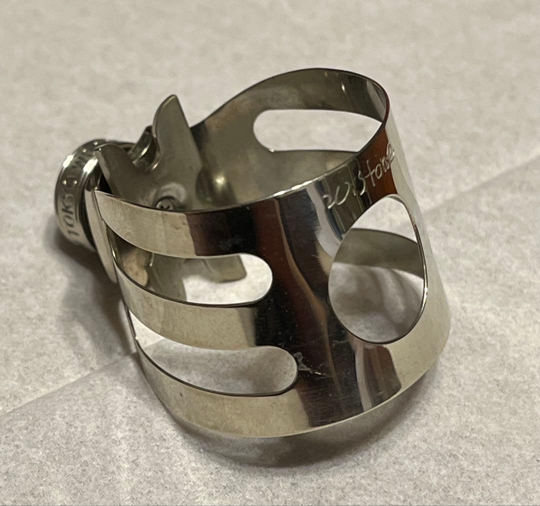 テナーサックス リガチャー【ウッドストーンCLASSIC】ニッケルシルバー #5