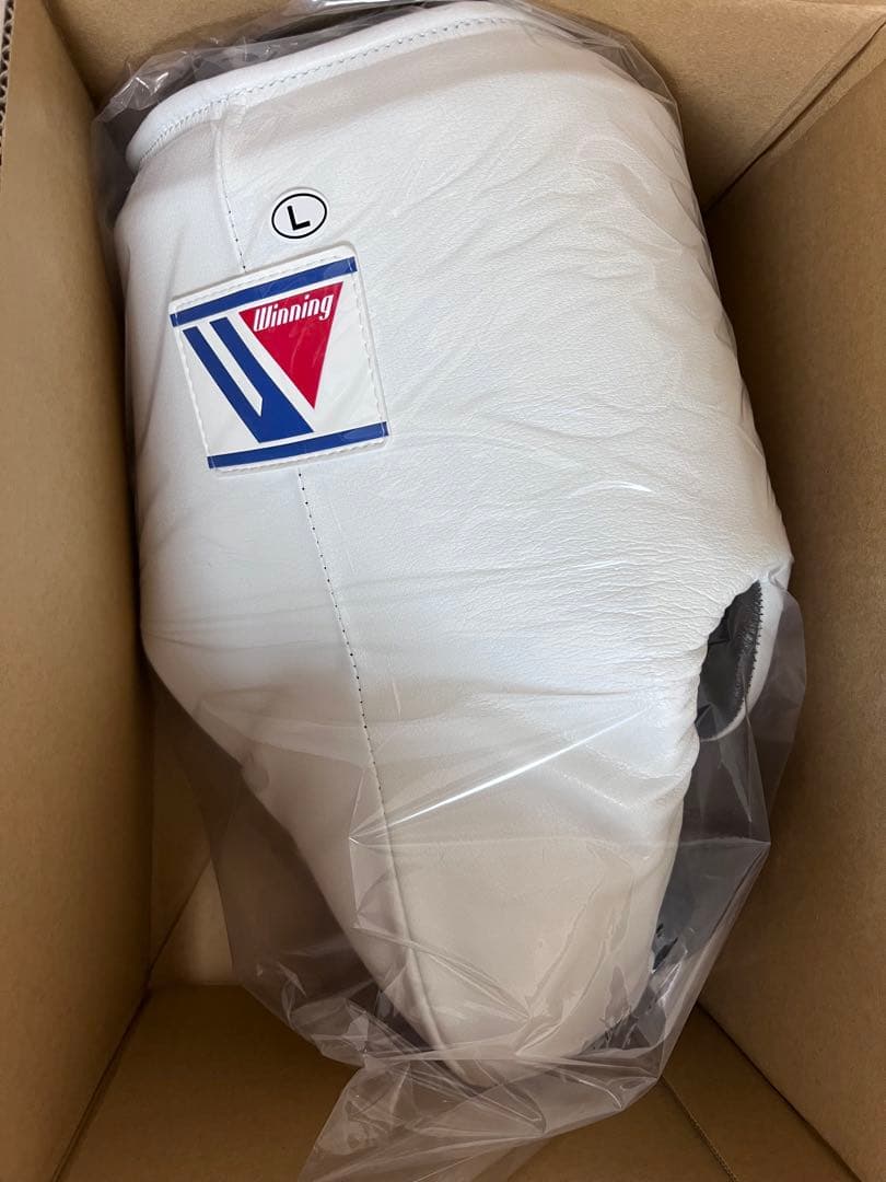 winningカッププロテクター 白L ※10日最終値下済新品未使用未開封正規品
